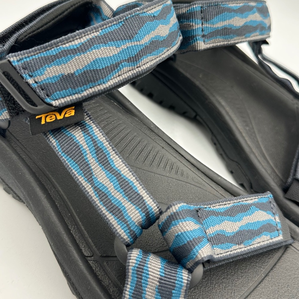 Teva Hurricane XLT2 Sandals Mens 8 Black Blue Sport Trail Hiking Gorpcore NIB